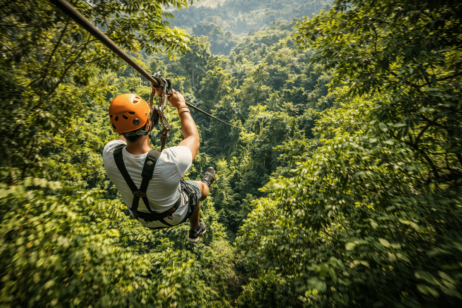 Zipline jungle adventure Koh Samui
