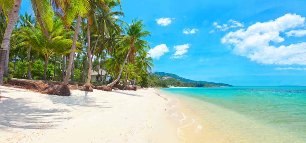 Bang Por Beach Koh Samui wild natural rocks turquoise water no tourists