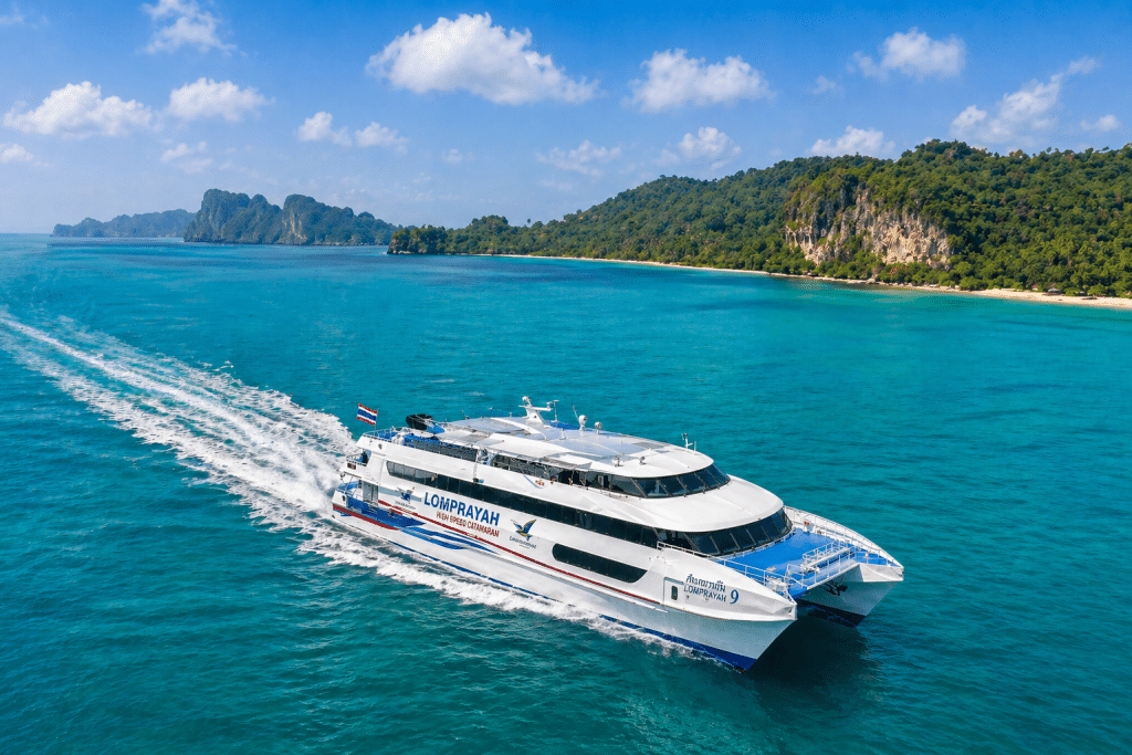 krabi to koh samui Lomprayah high-speed catamaran ferry