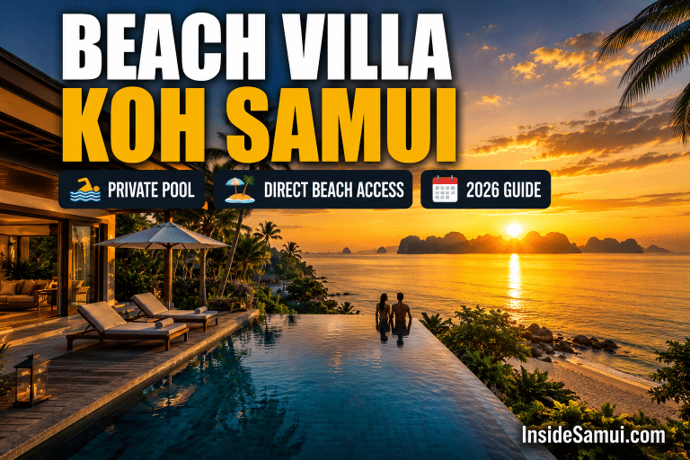 beach villa samui koh samui private pool luxury beachfront resort 2026