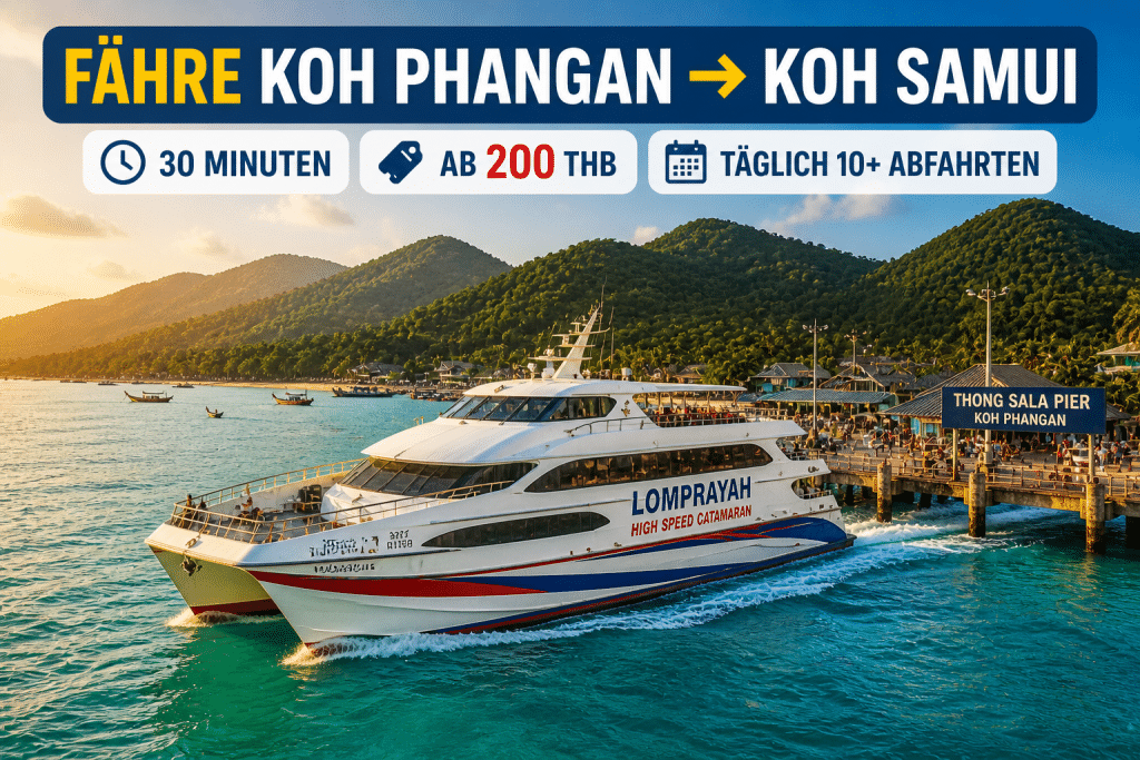 fähre koh phangan nach koh samui