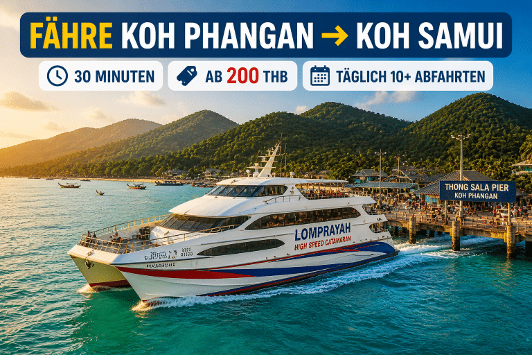 fähre koh phangan nach koh samui