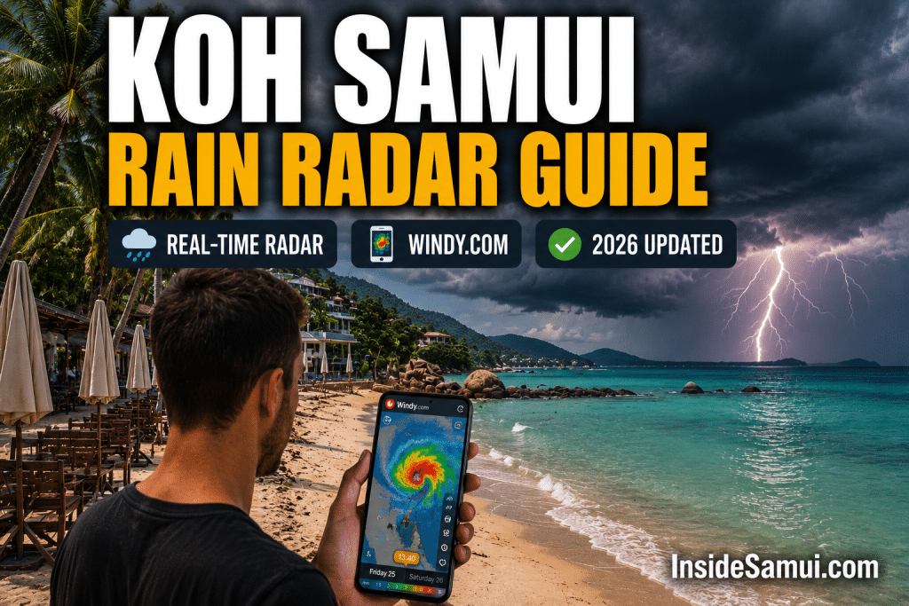 koh samui rain radar guide