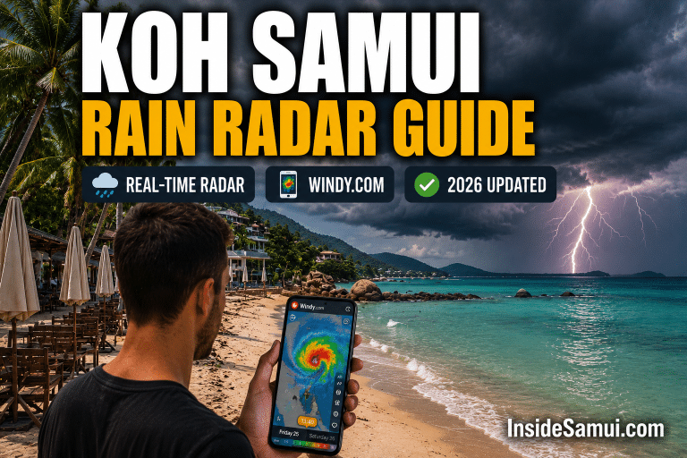 koh samui rain radar guide