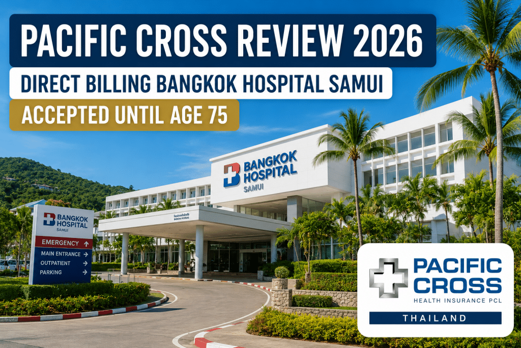 pacific cross review thailand 2026 bangkok hospital samui direct billing