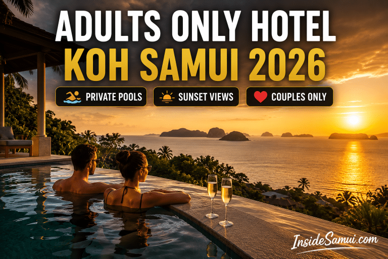 adults only hotel koh samui private pool villa infinity gulf thailand couples 2026
