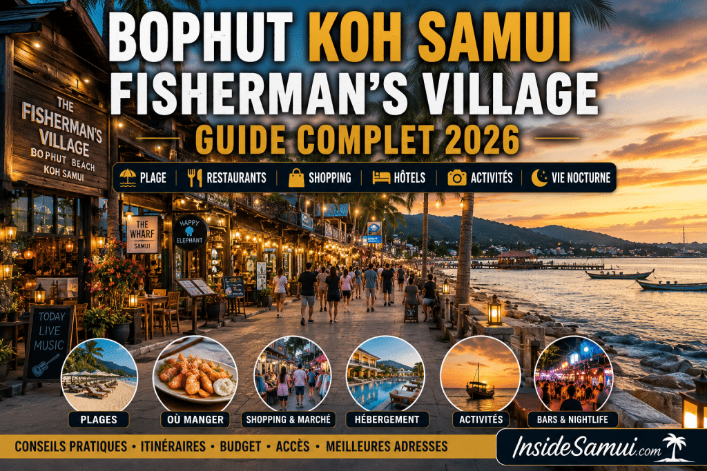 bophut koh samui fisherman's village guide complet 2026