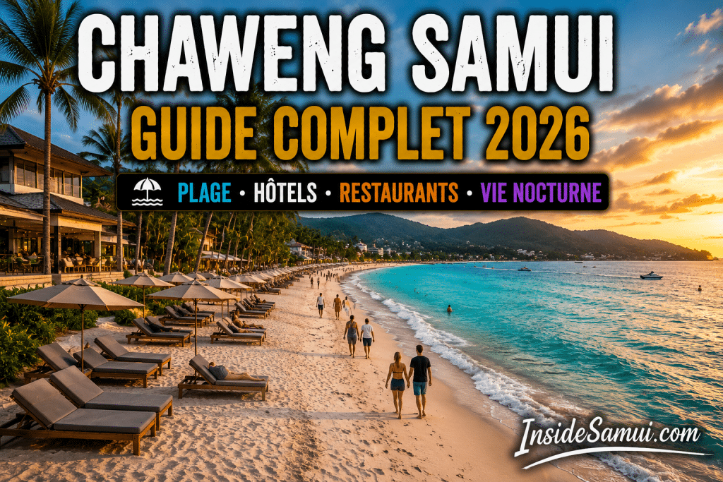 chaweng samui plage principale koh samui guide complet 2026