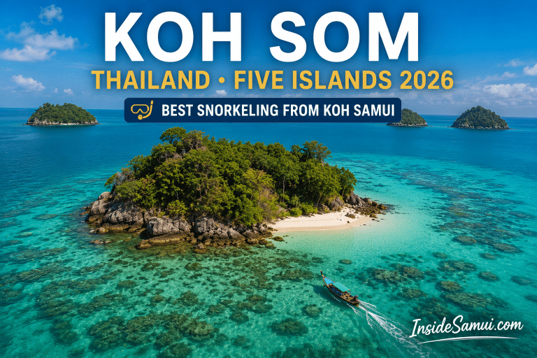 koh som thailand five islands snorkeling clear water coral reef gulf thailand 2026