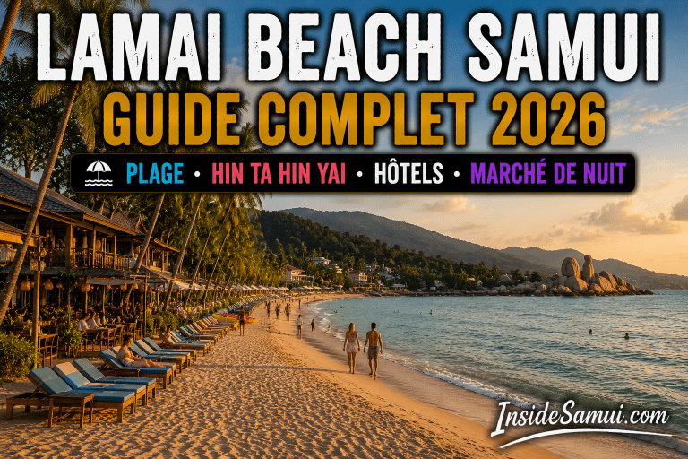 lamai beach samui plage hin ta hin yai guide complet 2026
