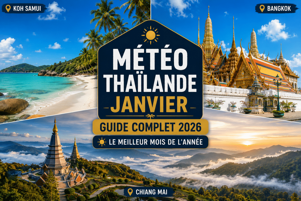 meteo thaïlande janvier guide complet 2026