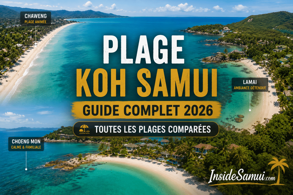 plage koh samui guide complet toutes les plages 2026