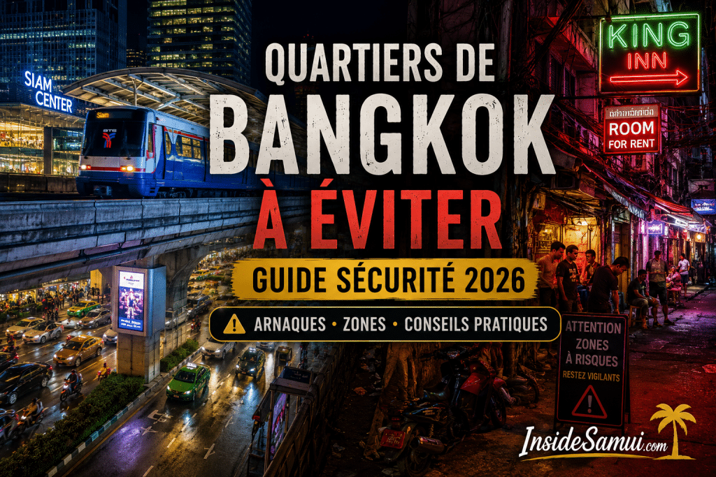 quartiers bangkok éviter guide sécurité voyageur 2026