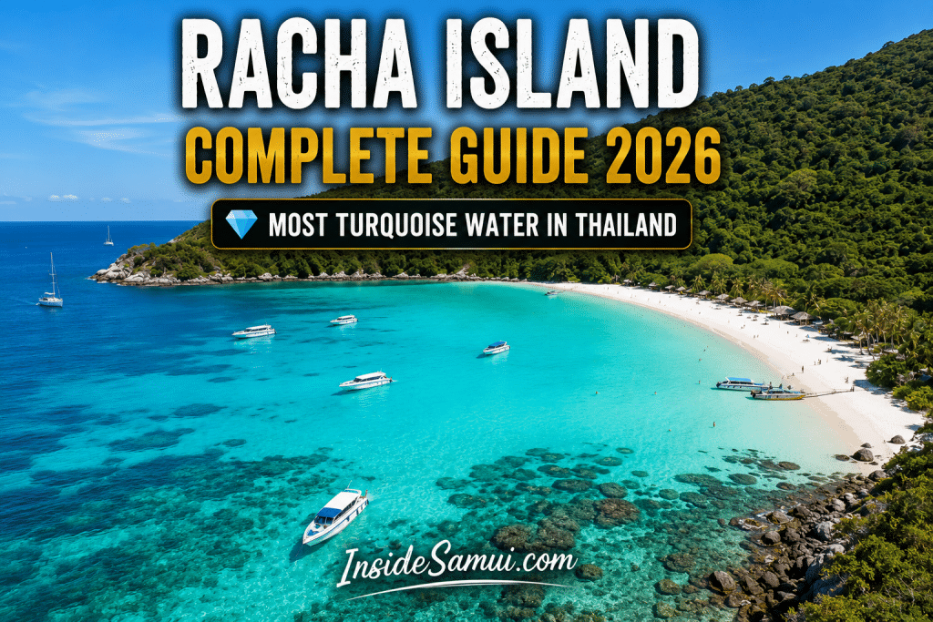 racha island bay 1 turquoise water white sand phuket andaman thailand 2026