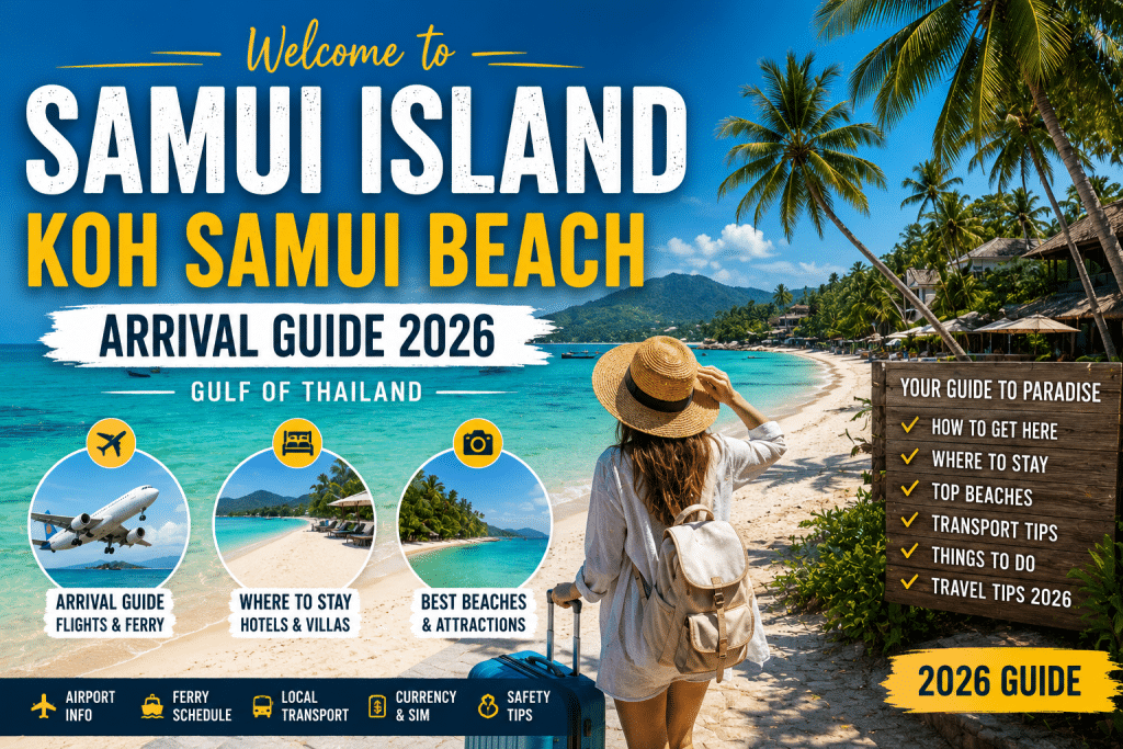 welcome to samui island koh samui beach arrival guide 2026 gulf thailand
