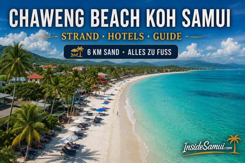 chaweng beach koh samui strand hotels guide