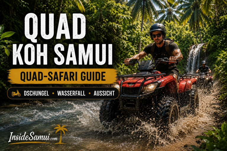 quad koh samui tour dschungel wasserfall